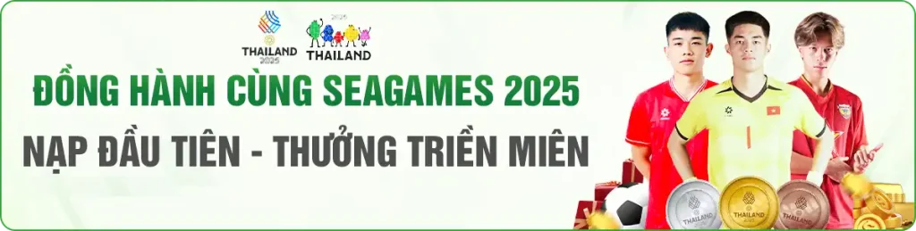 OK9 Đồng Hành SEA Games 2025 – Nạp Đầu Tiên, Nhận Thưởng Triền Miên Không Giới Hạn 4 ĐỒNG HÀNH CÙNG SEA GAMES 2025 NẠP ĐẦU TIÊN - THƯỞNG TRIỀN MIÊN
